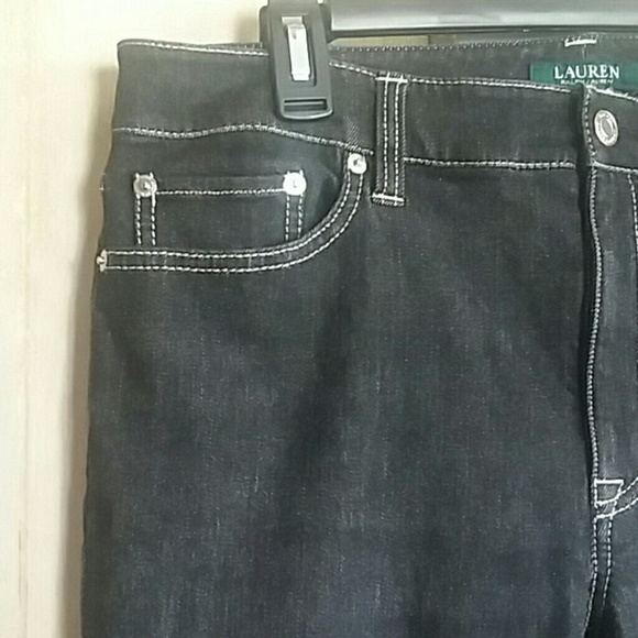 Ralph Lauren Black Skinny Ankle Jeans - Picture 2 of 8